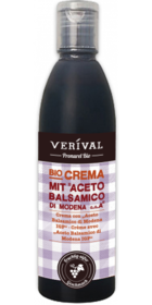 Cream with balsamic vinegar