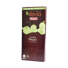 Dark chocolate with stevia